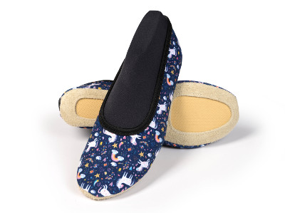 baletki tkanina granat konie